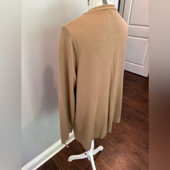 J Jill Tan Button-Up Cardigan - Picture 7 of 11